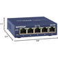 NETGEAR 5-Port Gigabit Ethernet Unmanaged Switch (GS105NA) - Desktop or Wall Mount, and Limited Lifetime Protection