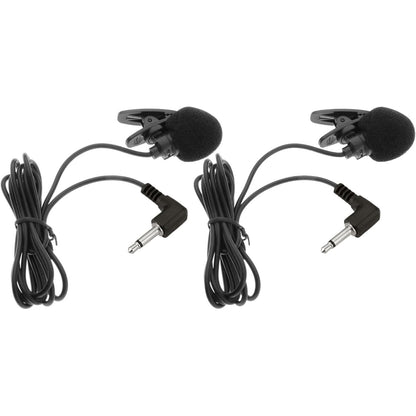 Akingdleo 2 pcs Portable Lapel mic 3.5mm Audio Compatible with Voice Amplifiers S6