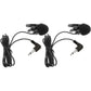 Akingdleo 2 pcs Portable Lapel mic 3.5mm Audio Compatible with Voice Amplifiers S6