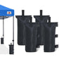 ABCCANOPY Canopy Weights Set of 4-120LBS Sand Bags for Pop up Tent, Weight Bags for Outdoor Gazebo, Trampoline, Pergola, Blue (Without Sand)
