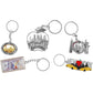 12-Pack New York City Souvenir Keychains – 3D Silver Metal NYC Landmark Set with Statue of Liberty, Empire State Building, Freedom Tower, Taxi Cab, USA Flag & Bottle Openers - My Store