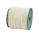 Buy now B&S FEEL 5mm Faux Pearl Beads Garland Pearl Bead Roll Strand for Wedding Party Decoration, 99 Feet Roll (Ivory) at indiglob india