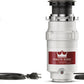 Buy now Waste King Garbage Disposal for Kitchen Sink with Power Cord, Food Waste Disposer, L-8000 1 3 HP - Continuous Feed (Pack of 2) Disposal Only 2 Year Warranty at indiglob india