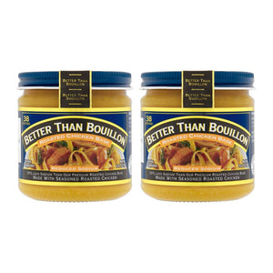 Buy now Better Than Bouillon Reduced Sodium Roasted Chicken Base, Made with Seasoned Roasted Chicken & Less Sodium, 38 Servings Per Jar 8 Ounce (Pack of 2) at indiglob india
