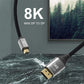 CABLEDECONN 2M 6.6FT Mini DP to DisplayPort Cable 8K(7680x4320)@60Hz 4K@144Hz Display Port 1.4 Bi-Directional Transmission DP to Mini DisplayPort 8K