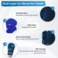 Hilph Hand Ice Pack Gloves for Chemotherapy, Hot and Cold Therapy Cooling Gloves with 4 Gel Ice Packs for Full Hand & Wrist Pain Relief, Aching Hands, Neuropathy, Swelling, Working Hands (1 Pair)