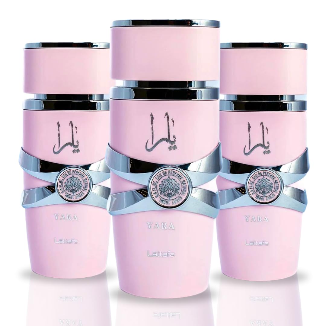Buy now Lattafa Yara Tous - Tropical, Fruity, Floral, Vanilla - Eau de Parfum Long-Lasting Fragrance for Women, 3.40 Ounce / 100 ml Sweet 3.4 Fl Oz (Pack of 3) at indiglob india