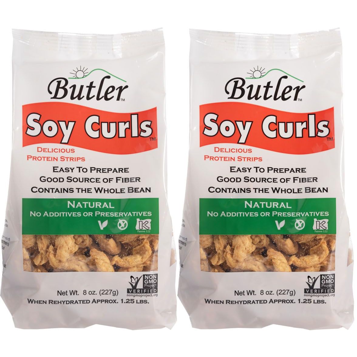 Buy now Butler Foods, Soy Curls, 8 Ounce (pack of 2) at indiglob india