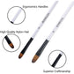 Filbert Paint Brushes Set, 12 PCS Artist Brush for Acrylic Oil Watercolor Gouache Artist Professional Painting Kits with Synthetic Nylon Tips