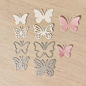 Butterflies Metal Cutting Die Cuts, DIY Crafts Template Frame Paper Cards Cutting Dies Cut Stencils for DIY Embossing Card Making Book Tags Decorative Paper Dies Scrapbooking