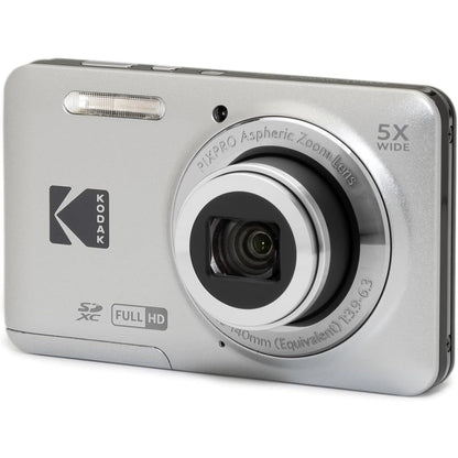 KODAK PIXPRO FZ55-BK 16MP CMOS Sensor Digital Camera 5X Optical Zoom 28mm Wide Angle 1080P Full HD Video 2.7" LCD Vlogging Camera (Black)