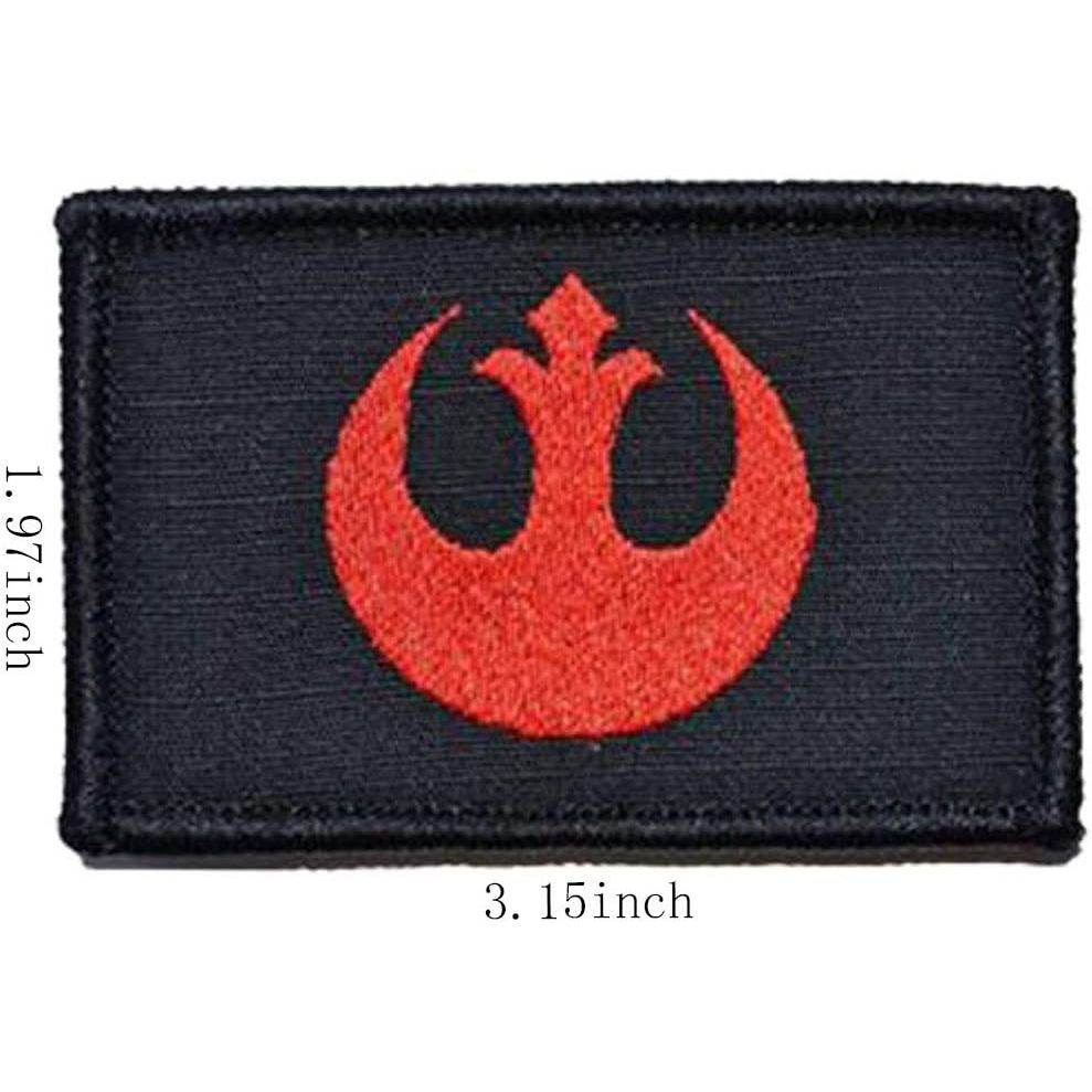 4 Pieces Embroidered Morale Hook and Loop Fastener Tactical Patches - My Store