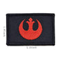 Buy now 4 Pieces Embroidered Morale Hook and Loop Fastener Tactical Patches at indiglob india