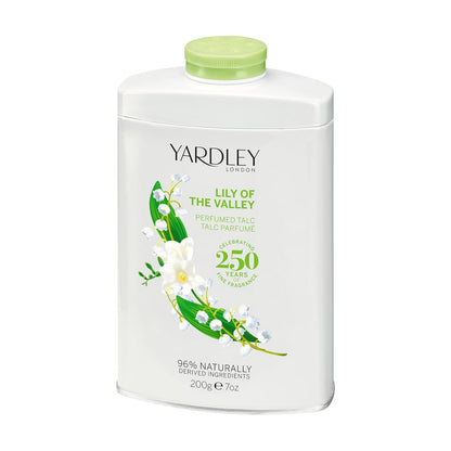 Yardley London Lily of the Valley Perfumed Talc 200g
