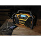 Buy now DEWALT 12V/20V MAX Portable Bluetooth Radio, Cordless, 100 ft Range, 3.5” Subwoofers, Jobsite (DCR028B) at indiglob india