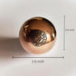 Pure Copper Ball, Bring Integrity and Clear Thinking with Natural Energy Meditation Dia Orb Sphare, Get Mental Agility Grounding Movement Therapy with Copper Orb - 2 pcs & 2 inches