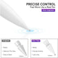 Delidigi 5 Pack Replacement Tips Compatible with Apple Pencil Pro/2nd Generation/1st Gen/USB C, Wear-Resistant iPencil Nibs Accessories Fine Point Precise Control Pen Like Tips