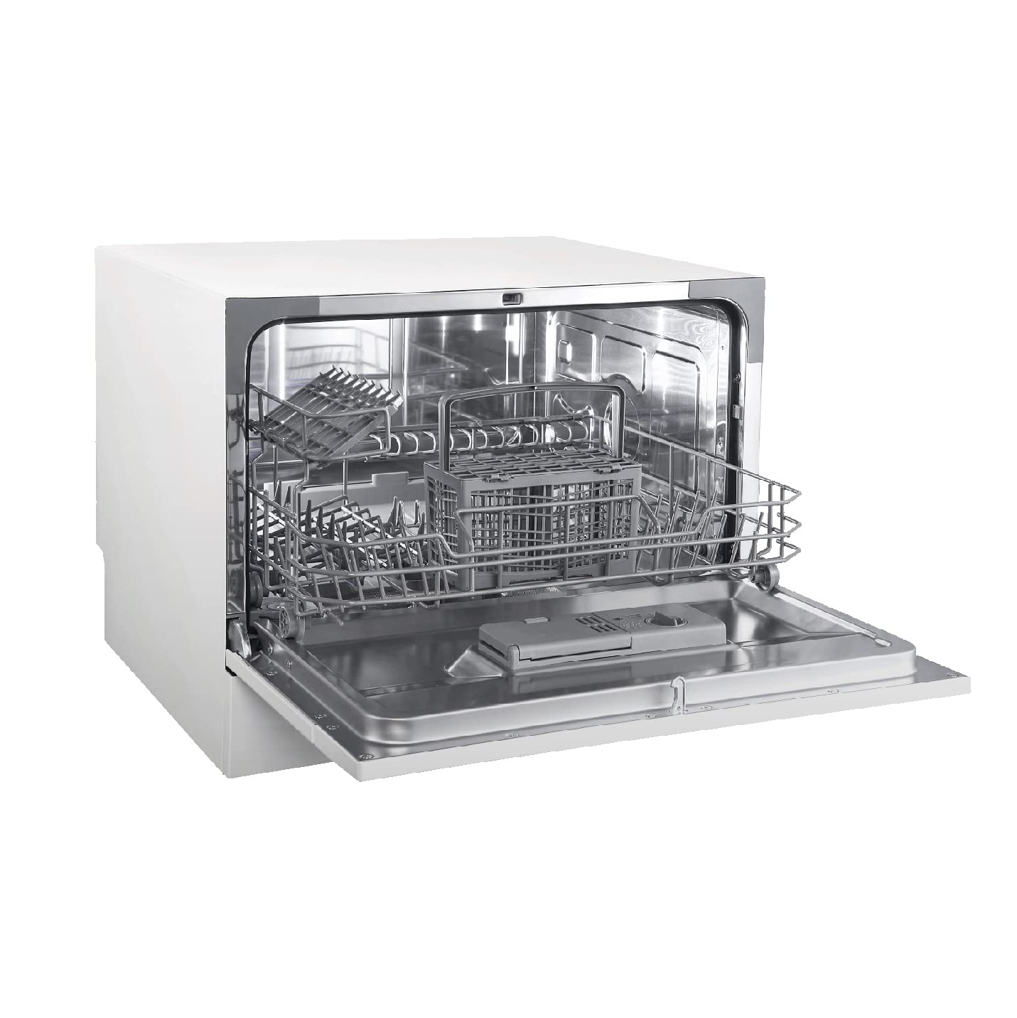 Buy now Honeywell Countertop Dishwasher with 6 Place settings, 6 Washing Programs, Stainless Steel Tub, UL/Energy Star- Stainless Steel at indiglob india