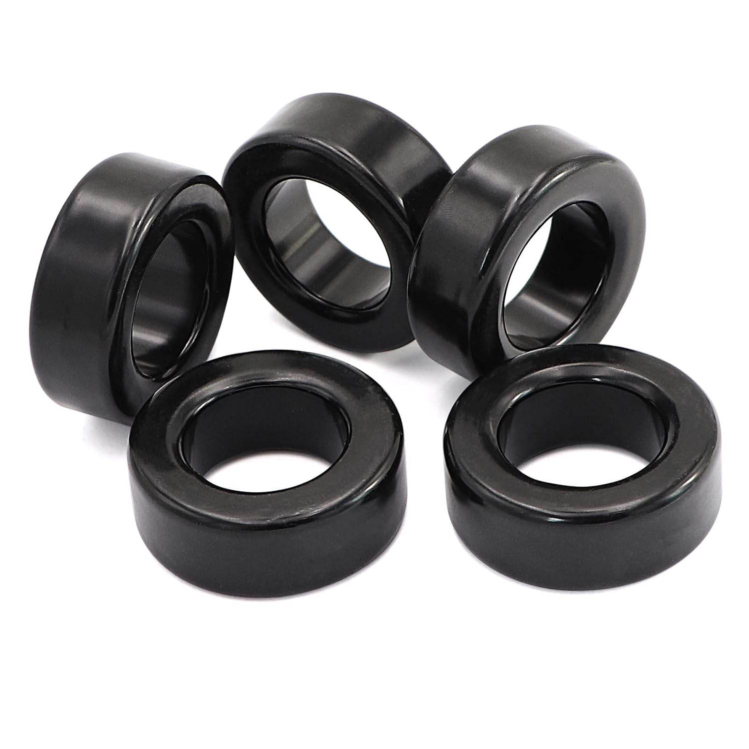 5pcs 42X24X16mm Toroid Core,Ferrite Rings Toroid Core Iron (Black) - My Store