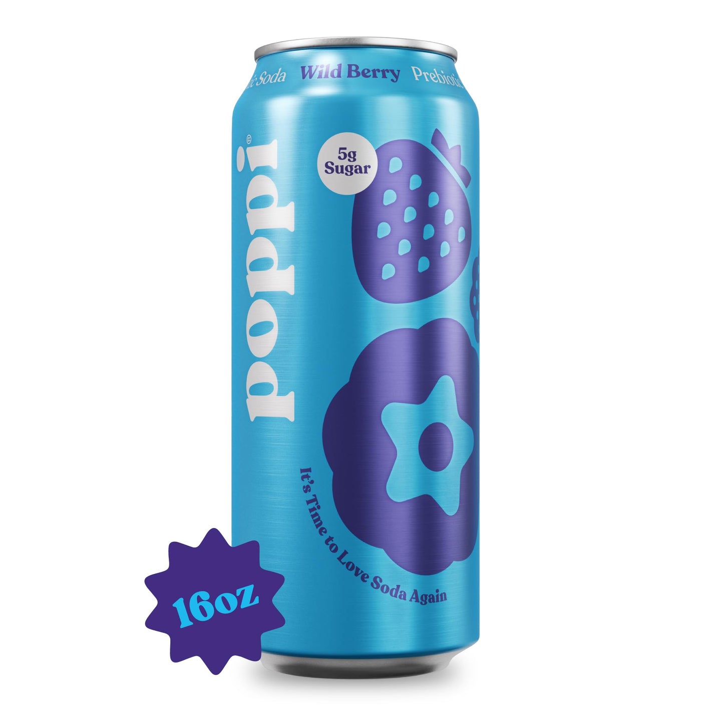 Buy now Poppi Prebiotic Soda Beverage with Apple Cider Vinegar, Seltzer Water and Fruit Juice, Wild Berry Flavor, 16 Fl Oz, Pack of 12, Packaging May Vary at indiglob india