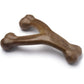 Benebone Wishbone Durable Dog Chew Toy for Aggressive Chewers, Real Bacon, Made in USA, Medium