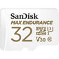 SanDisk 256GB MAX Endurance microSDXC Card with Adapter for Home Security Cameras and Dash cams - C10, U3, V30, 4K UHD, Micro SD Card - SDSQQVR-256G-GN6IA