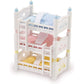 Calico Critters Triple Baby Bunk Beds - Dollhouse Furniture Set for Ages 3+