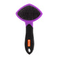 Hartz Groomer's Best Deshedding Slicker Dog Brush, Black/Violet, Dogs