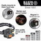 Buy now Klein Tools 56414 Rechargeable 2-Color LED Headlamp, Fabric Strap, Spotlight, Floodlight, Red LED, 800 Lumens, USB Cable, Camping, Running at indiglob india