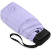 LEAGERA Mini Umbrella - Compact, Waterproof Travel Umbrella for Light Rain, Suitable for Women's Purse and Pocket - 0601.Light Purple