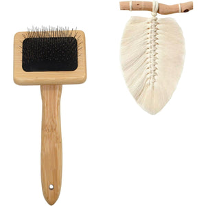 Tyoungg Macrame Comb Wooden for Fringe Feathered Wall Hanging Plant Hanger Craft Making Knitting Cord Rope 3mm 4mm 5mm (Macrame Comb)