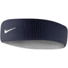 Nike Reversible Home and Away Headband 1 Count - Black/Base Grey