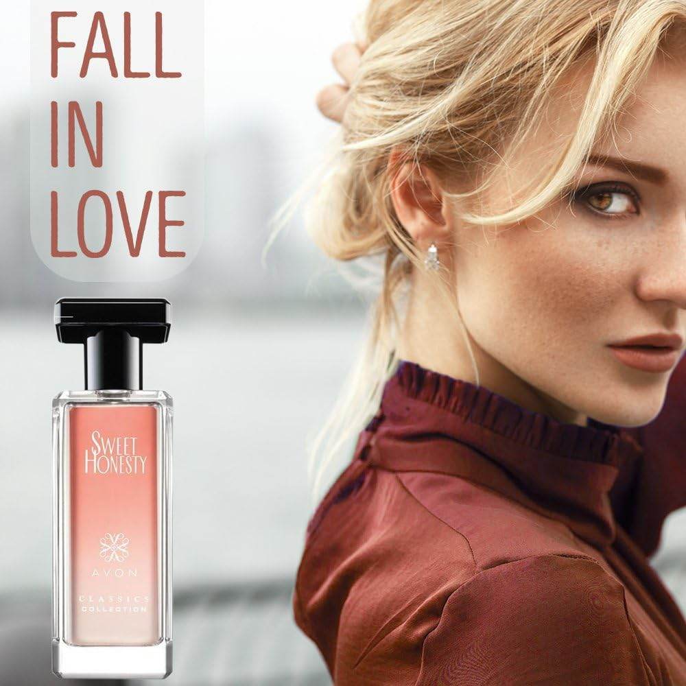 Avon Sweet Honesty Cologne – 1.7 fl. oz. – Soft Floral Women’s Perfume Designer Scent – Clean Fragrance with Lily of the Valley, Soft Rose & Fresh Cedarwood – Sweet Honesty Avon Perfume for Women Gift - My Store