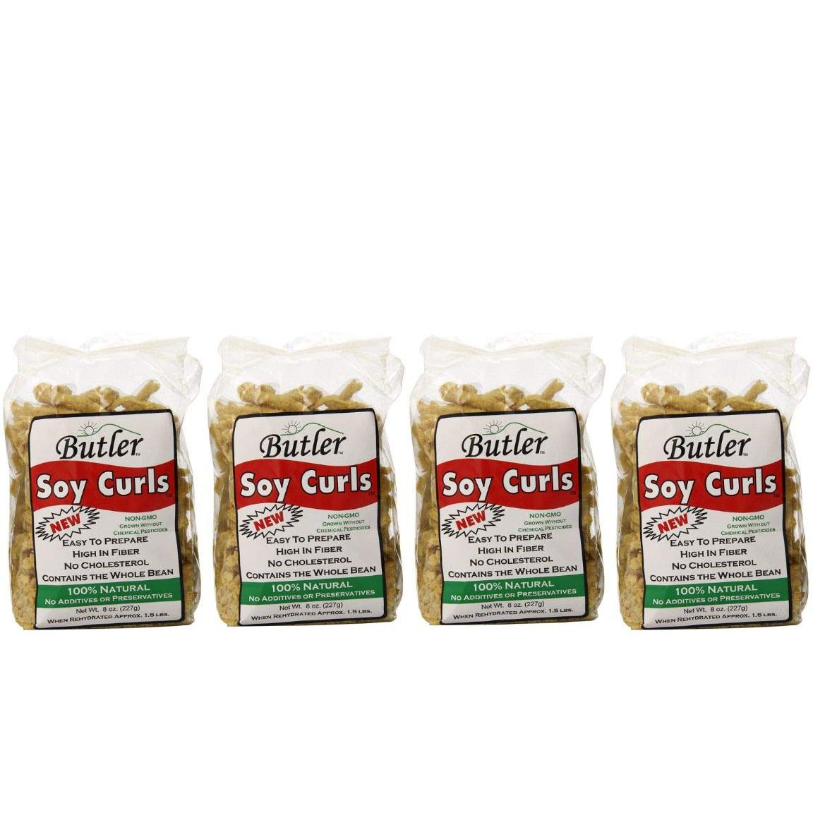 Buy now Butler Foods, Soy Curls, 8 Ounce (pack of 4) at indiglob india