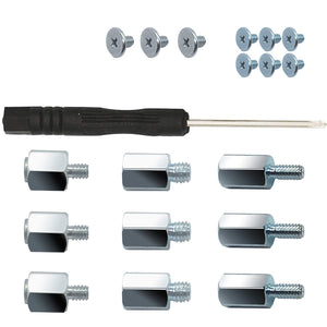 SGTKJSJS m.2 ssd Screws Kit, Nvme M2 Screws Suitable for Asus ASRock Gigabyte MSI Motherboard & Nvme SSD