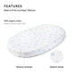 Buy now Stokke Sleepi Fitted Sheet by Pehr V2, Elephant - Not Compatible with Sleepi Bed Mattress Made After August 2022-100% Cotton at indiglob india