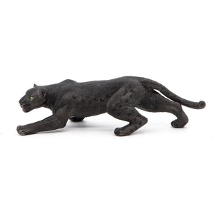 Papo - Black Panther Figurine - Wild Cat Toy for Kids Age 3+ - Hand Painted Jungle Predator Model - Realistic Climbing Panther Figure - Plastic Big Cat Animal Toy - 13.5 x 2 x 3.5 cm - 50026