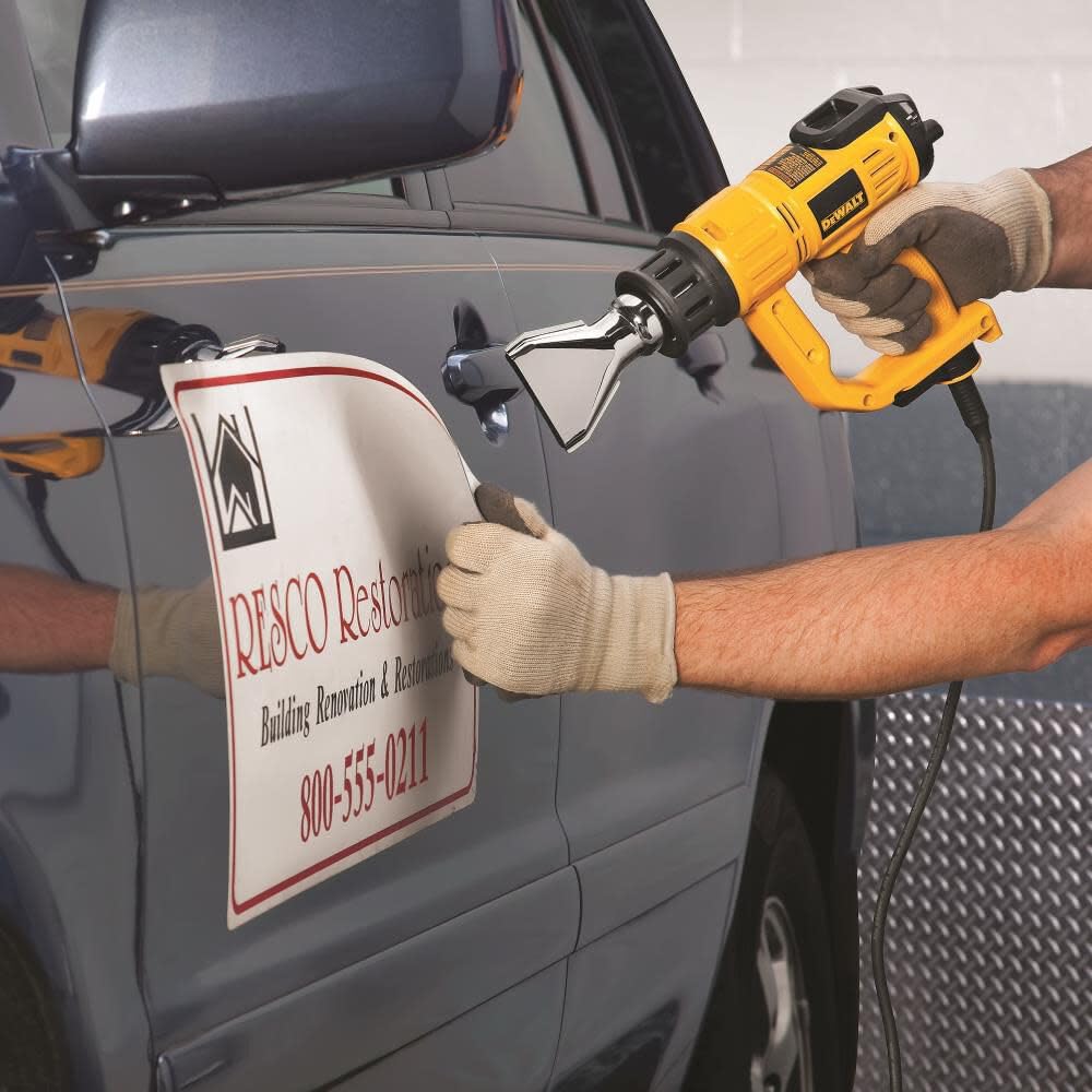 Buy now DEWALT Heat Gun with LCD Display & Hard Case/Accessory Kit (D26960K), Yellow at indiglob india