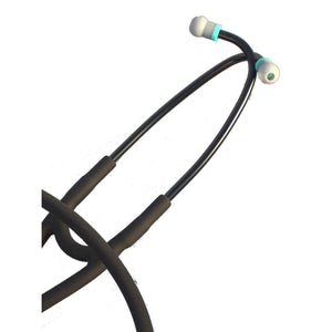 Tubing Compatible with Littmann (r) Master Cardiology (r) and Cardiology III (r) Stethoscope TUBING - 7mm Binaurals T7 BlackBlack