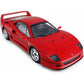 Radio Remote Control 1/14 Scale Ferrari F40 Licensed RC Model Car w/Front Light Controller Open/Close(Red),unisex-children