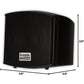Acoustic Audio AA321B Mountable Indoor Speakers 400 Watts Black Bookshelf Pair