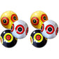 Bird-X Scare-Eye Balloons, Predator 3D Eye Balloons with Glaring, Bright Colors, Cover up to 6,000 sq. ft. Area, Pack of 3, Yellow, White, and Black