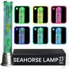 Fish Lamp Sensory Bubble Tube Bubble Lamps Aquarium Night Light 6 LED Color Changing Sensory Tubes Table Lamp Lava Bedroom Lamps Home Decor Desk Fake Fish Tank Birthday Gifts for Women Men 1.9FT - Seahorse