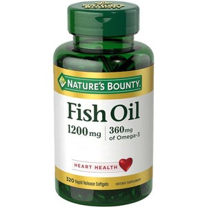 Nature's Bounty Fish Oil, 320 Count