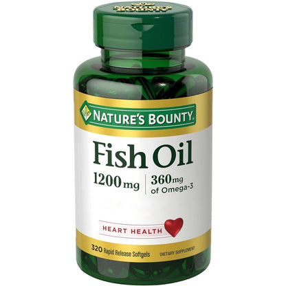 Nature's Bounty Fish Oil, 320 Count