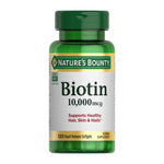 Buy now Nature's Bounty Biotin Hair Skin and Nails Vitamins, Supports Healthy Hair, Skin and Nails, 10,000 mcg, 120 Softgels (Pack of 1) at indiglob india