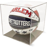 BallQube Basketball Display Case Autograph Display Cube Memorabilia Display Square Clear Holder Box - My Store