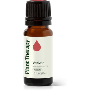 Plant Therapy Vetiver Essential Oil 100% Pure, Undiluted, Natural Aromatherapy, Therapeutic Grade 10 mL (1/3 oz)