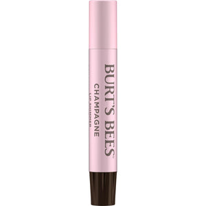 Burt's Bees Shimmer Lip Tint Set, Tinted Lip Balm Stick, Moisturizing for All Day Hydration with Natural Origin Glowy Pigmented Finish & Buildable Color, Champagne (4-Pack)