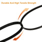Buy now 100Pcs 8 Inch Heavy Duty Industrial Zip Toes 40lbs Tensile Strength Releasable Black Tie Wraps Reusable Zip Toes Tie Straps For Garden Plant Secure Vine, Home Office at indiglob india
